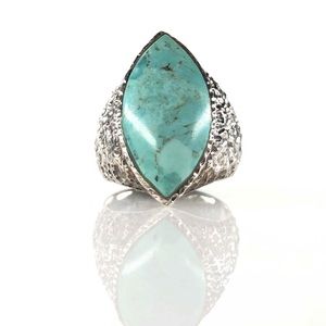 Ragazzi Sterling Silver Turquoise Ring